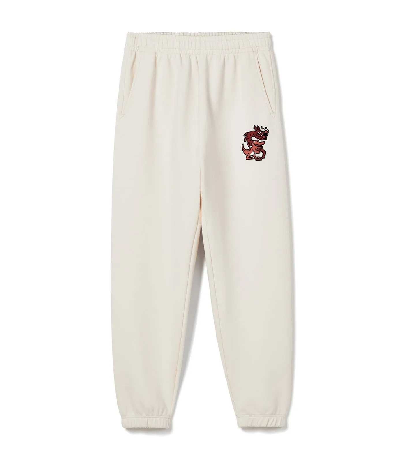 Printed Piqué Track Pants Black Lapland