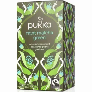 Pukka Organic Mint Matcha Green Tea, 20 Tea Sachets