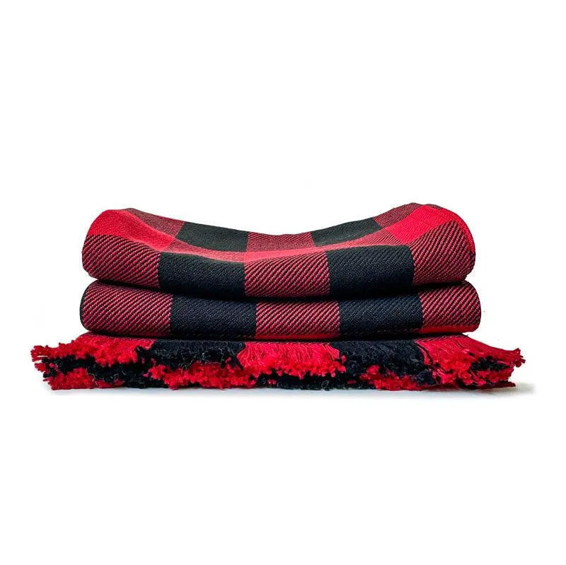 Rob Roy Check Cotton Throw Blanket