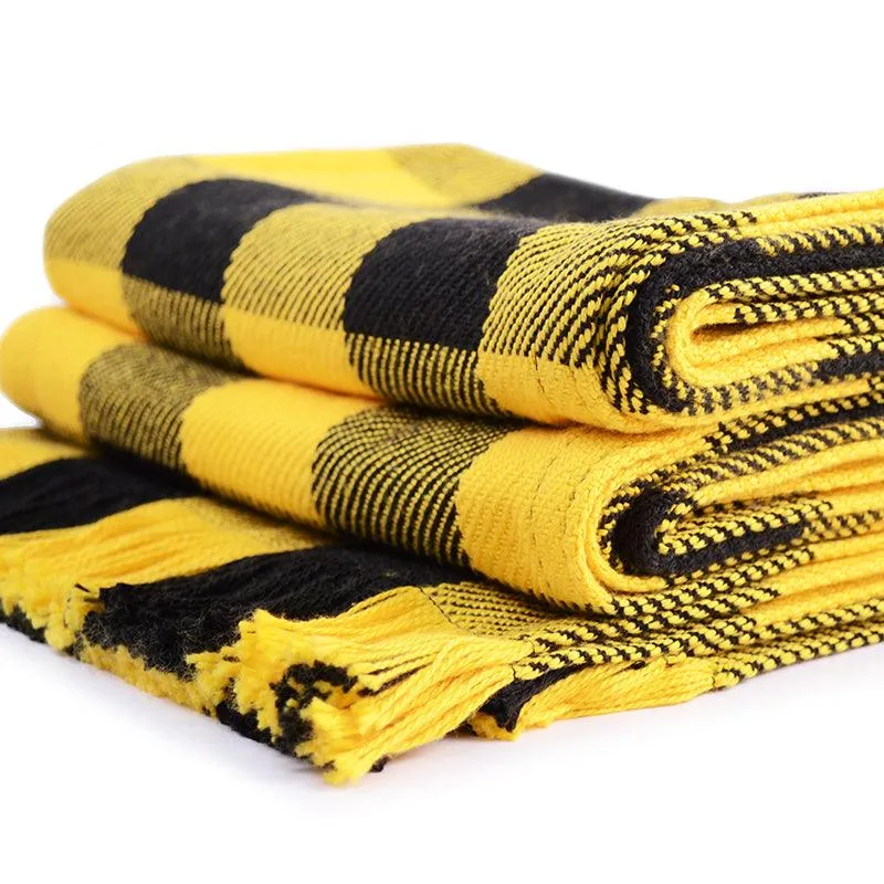 Rob Roy Check Cotton Throw Blanket