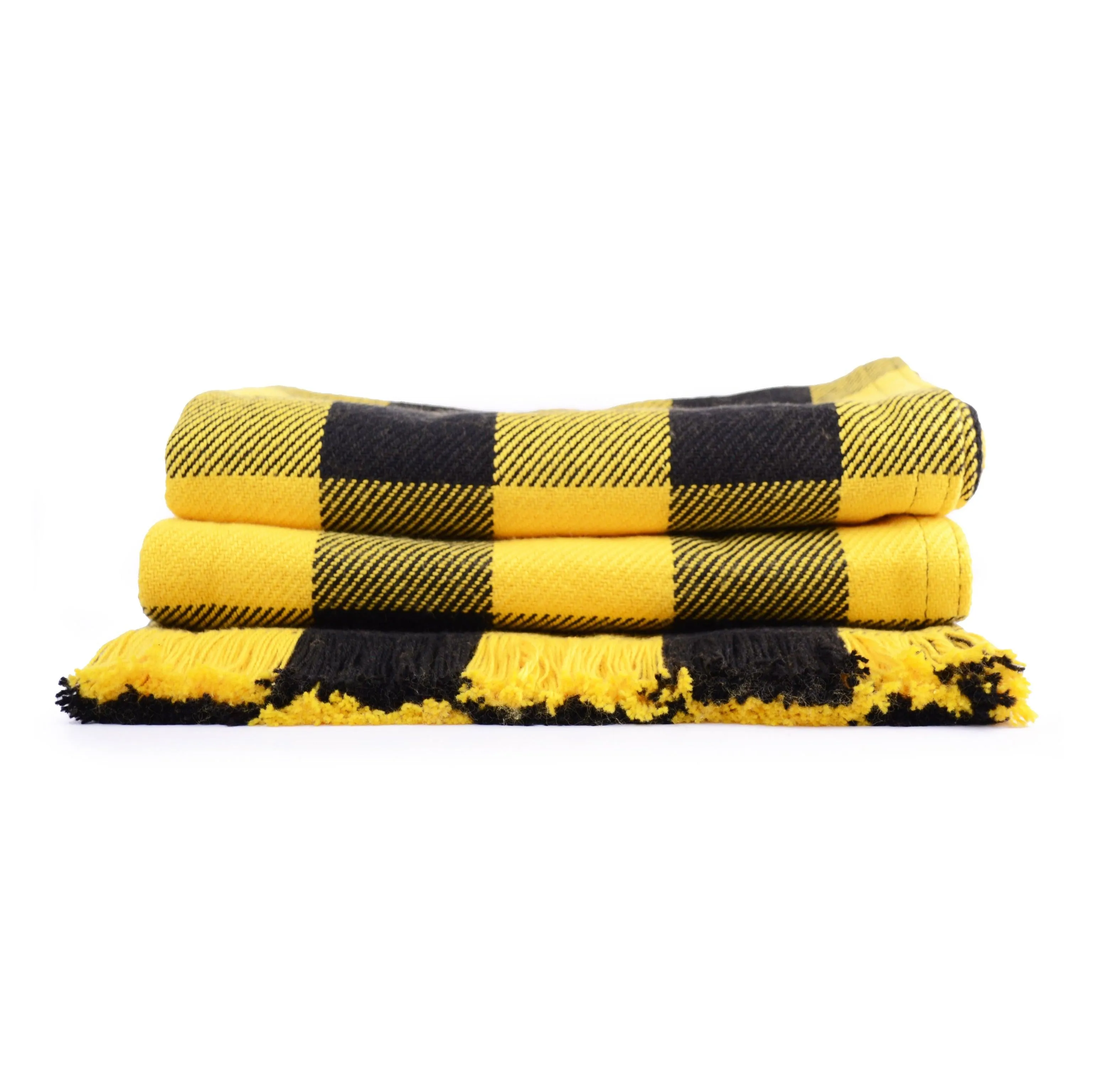 Rob Roy Check Cotton Throw Blanket