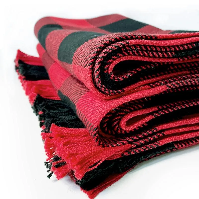 Rob Roy Check Cotton Throw Blanket