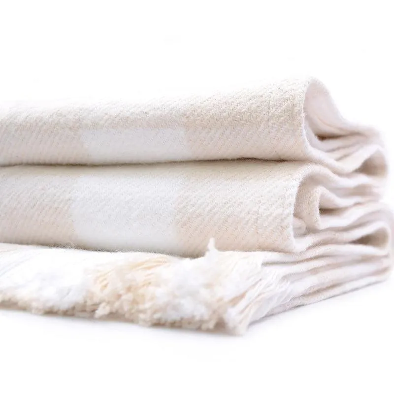 Rob Roy Check Cotton Throw Blanket