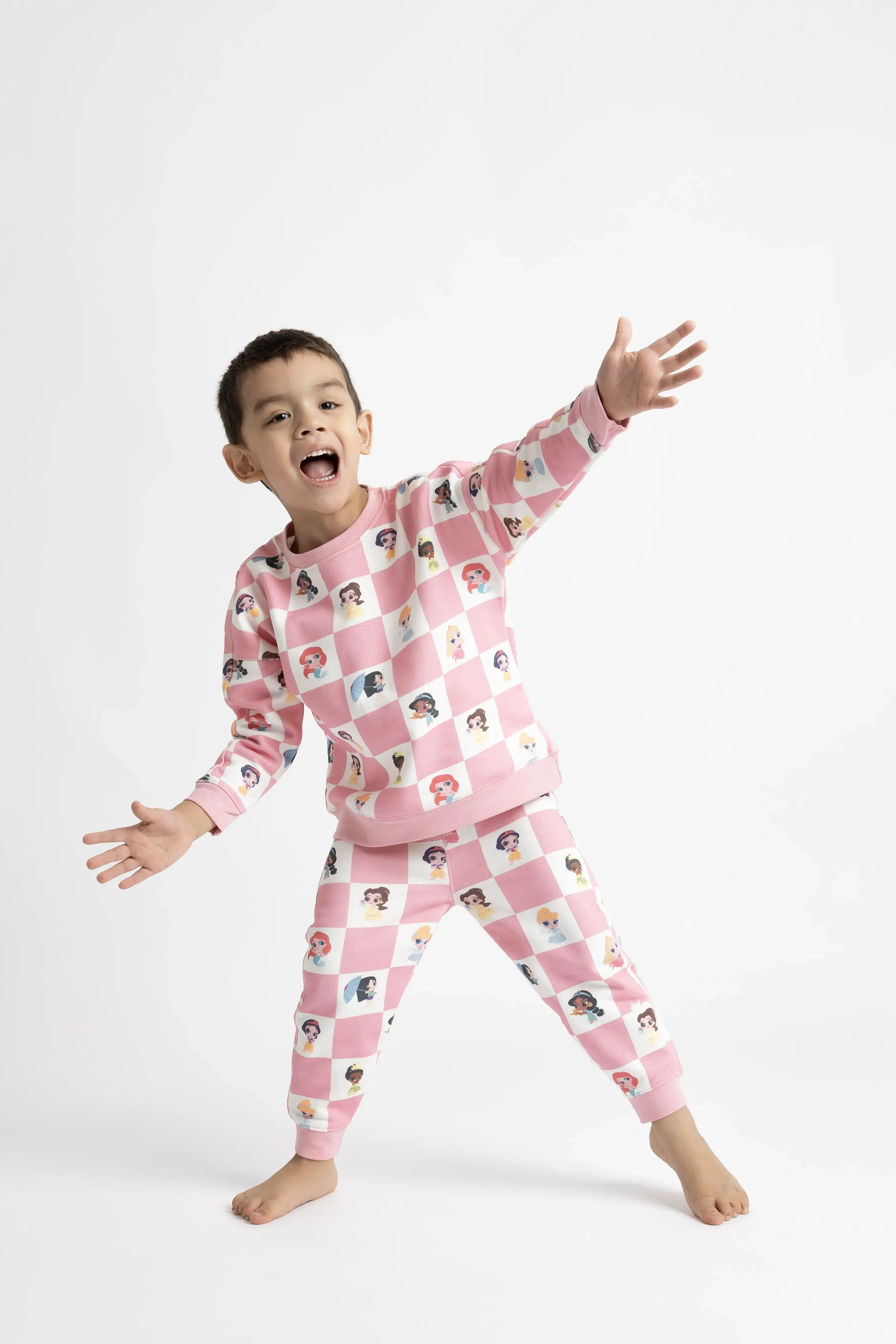 SALE - Sporty Sweatsuit Bundle_Disney Princess Checkerboard