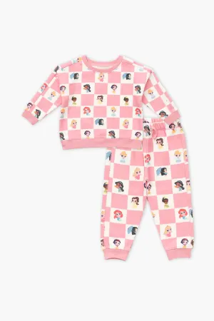 SALE - Sporty Sweatsuit Bundle_Disney Princess Checkerboard