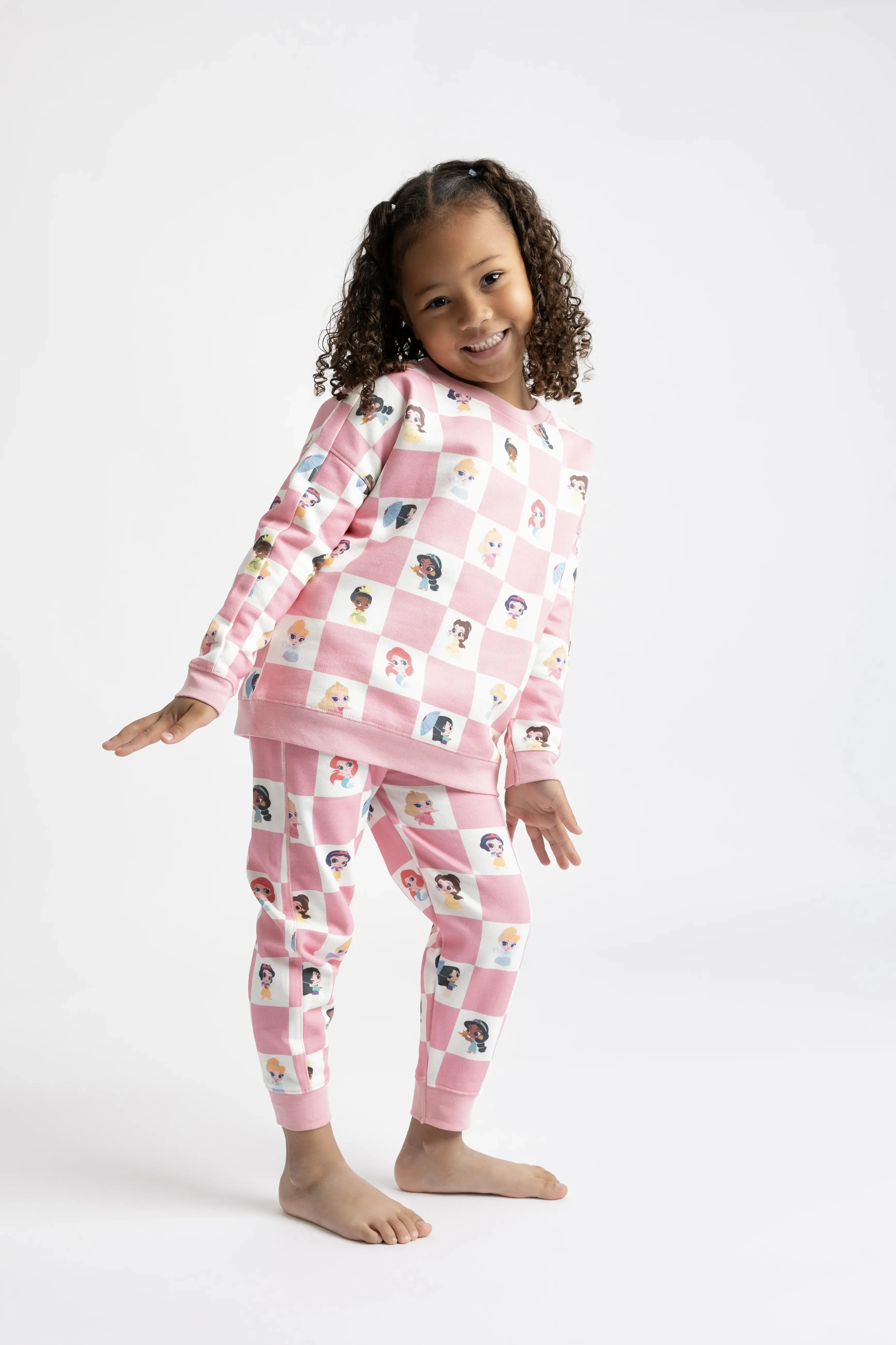 SALE - Sporty Sweatsuit Bundle_Disney Princess Checkerboard