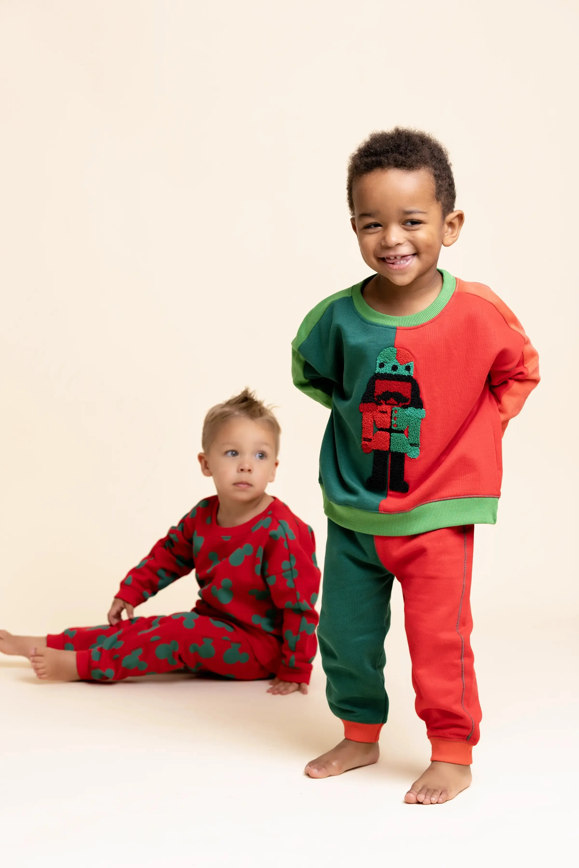 SALE - Sporty Sweatsuit Bundle_Red   Green Nutcracker