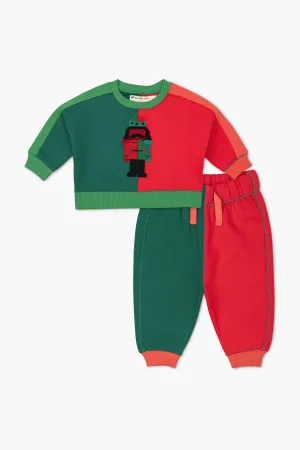 SALE - Sporty Sweatsuit Bundle_Red   Green Nutcracker