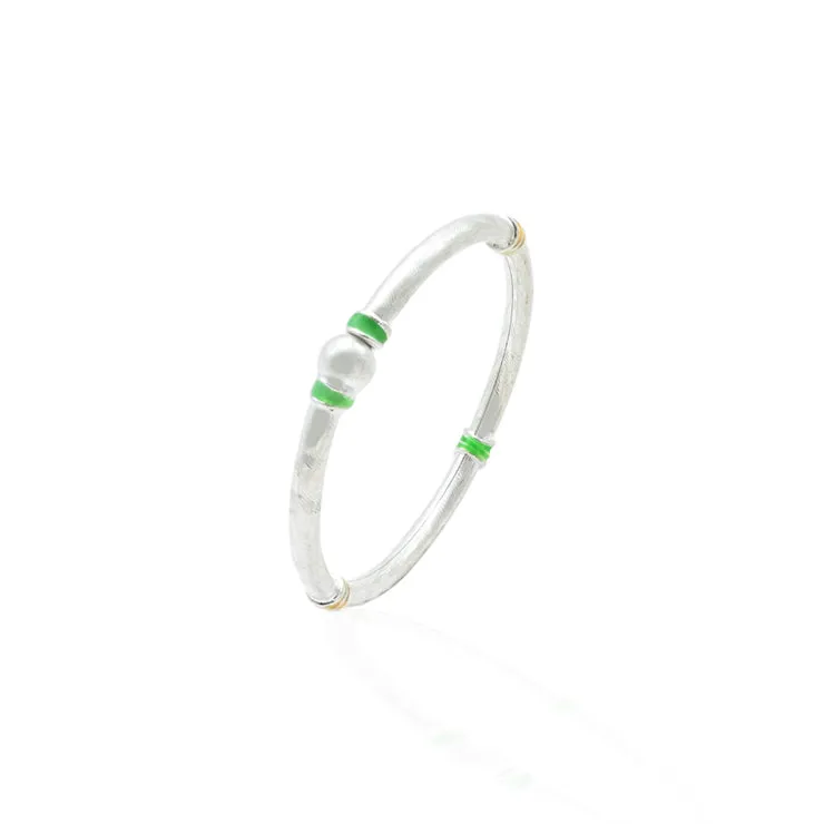 Silver Green And Yellow Sign Kada
