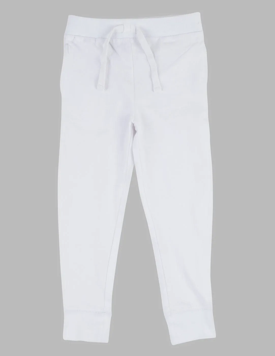 Solid Neutral Color Drawstring Pants