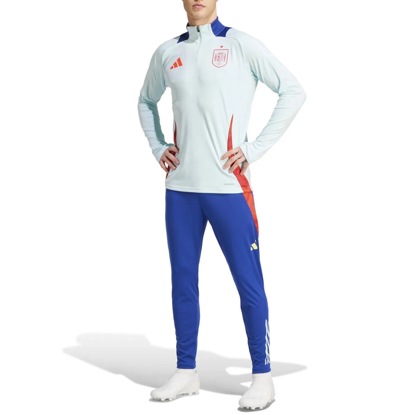 Spain light blue training technical Soccer tracksuit 2024/25 - Adidas