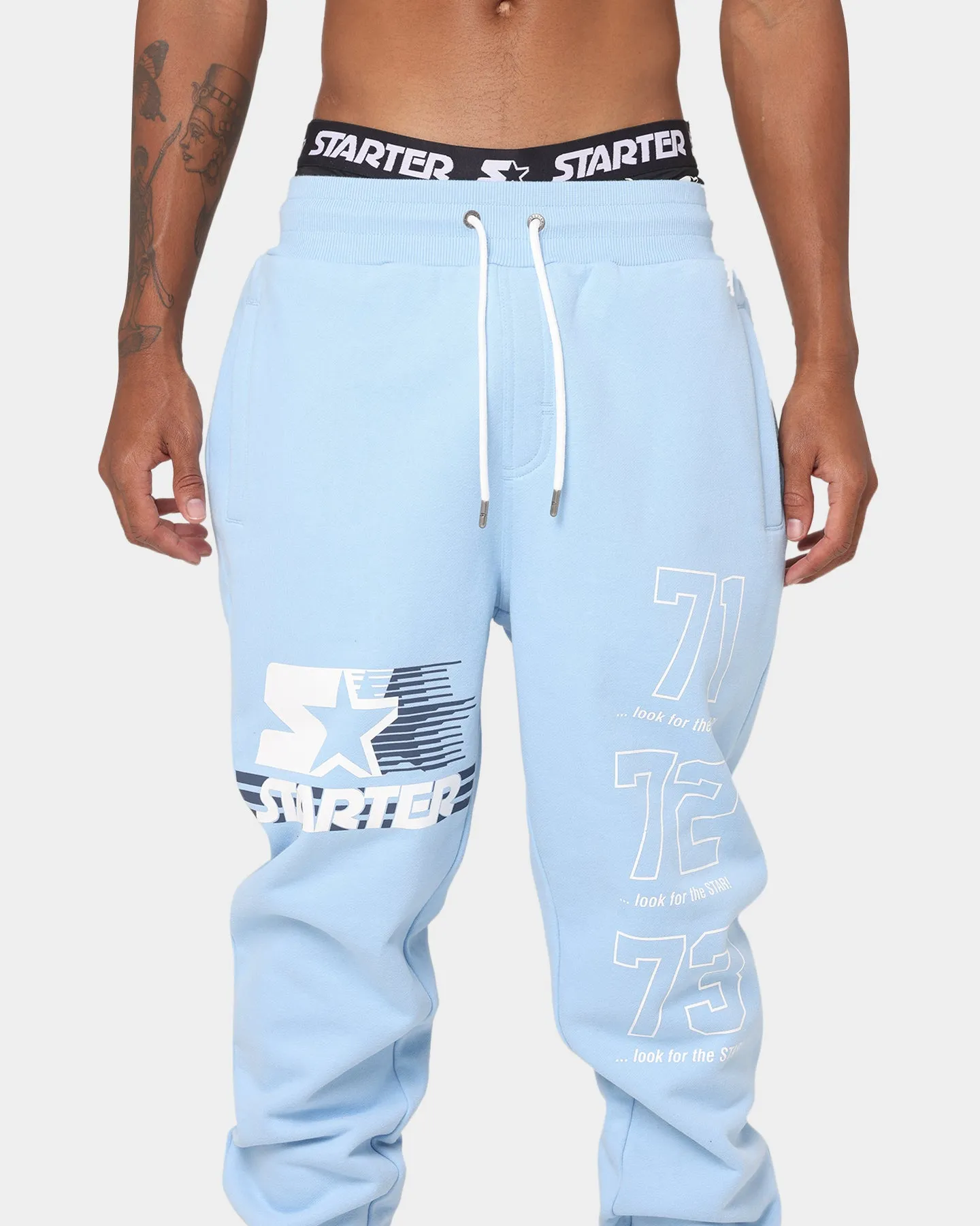 Starter Look For Stars Track Pants Light Blue