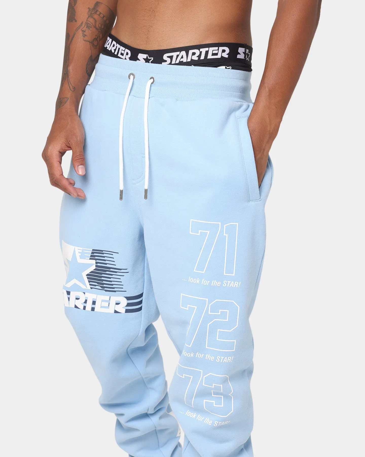 Starter Look For Stars Track Pants Light Blue