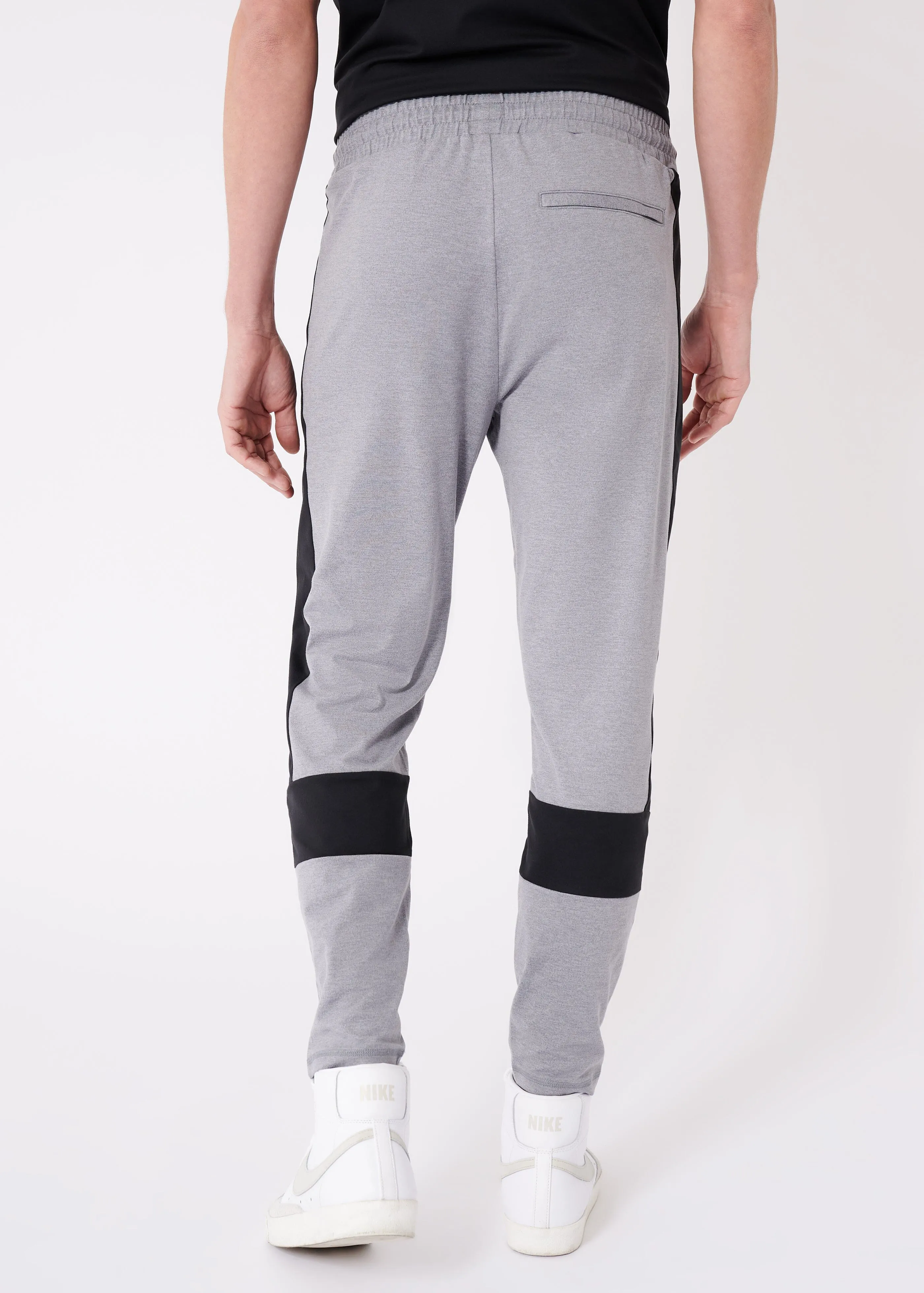 Summit Pant | Heather Grey w/ Black Stripe