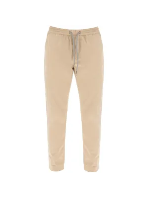 Tapered Drawstring Organic Cotton Pants