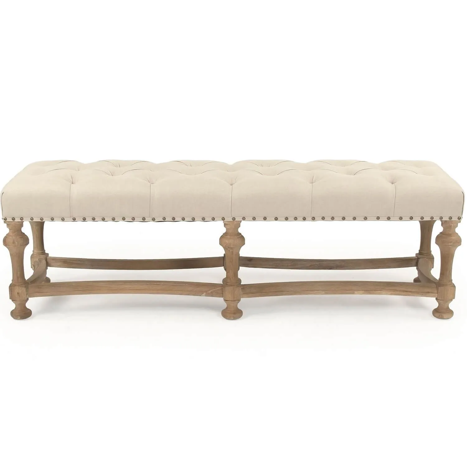 Tufted Long Chateau Bench