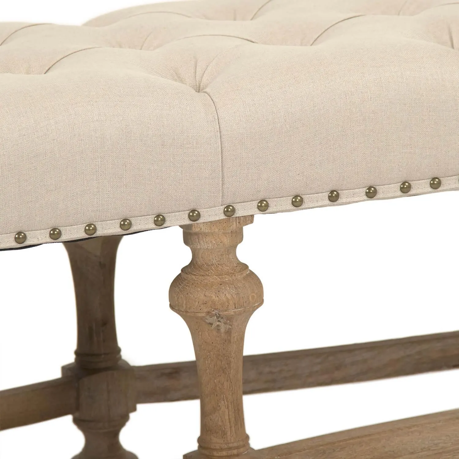 Tufted Long Chateau Bench