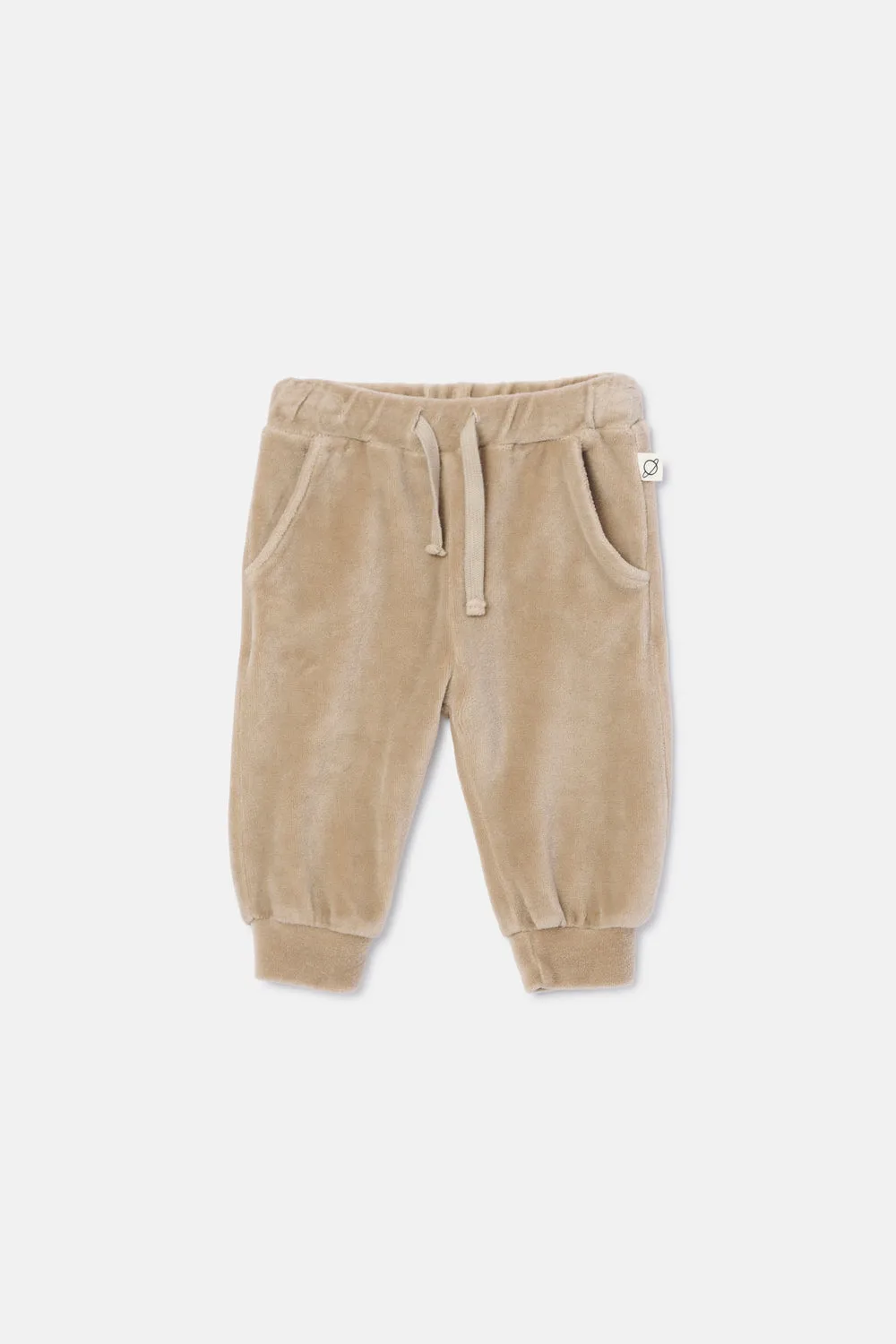 Velour baby pants