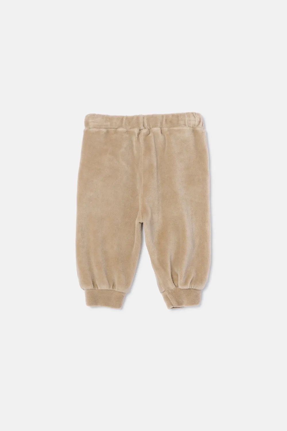 Velour baby pants