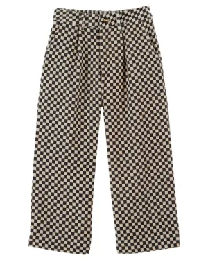 Velour Pants in Checks