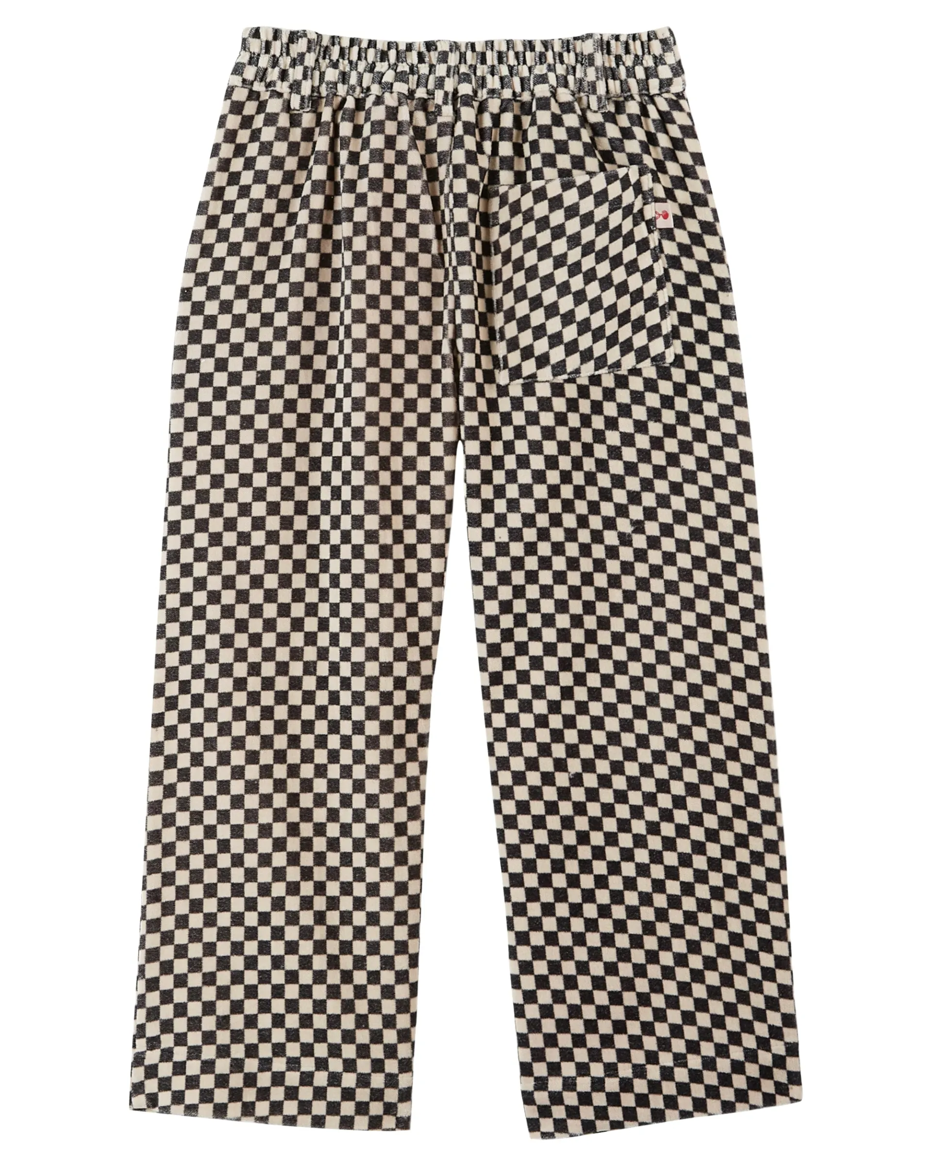 Velour Pants in Checks