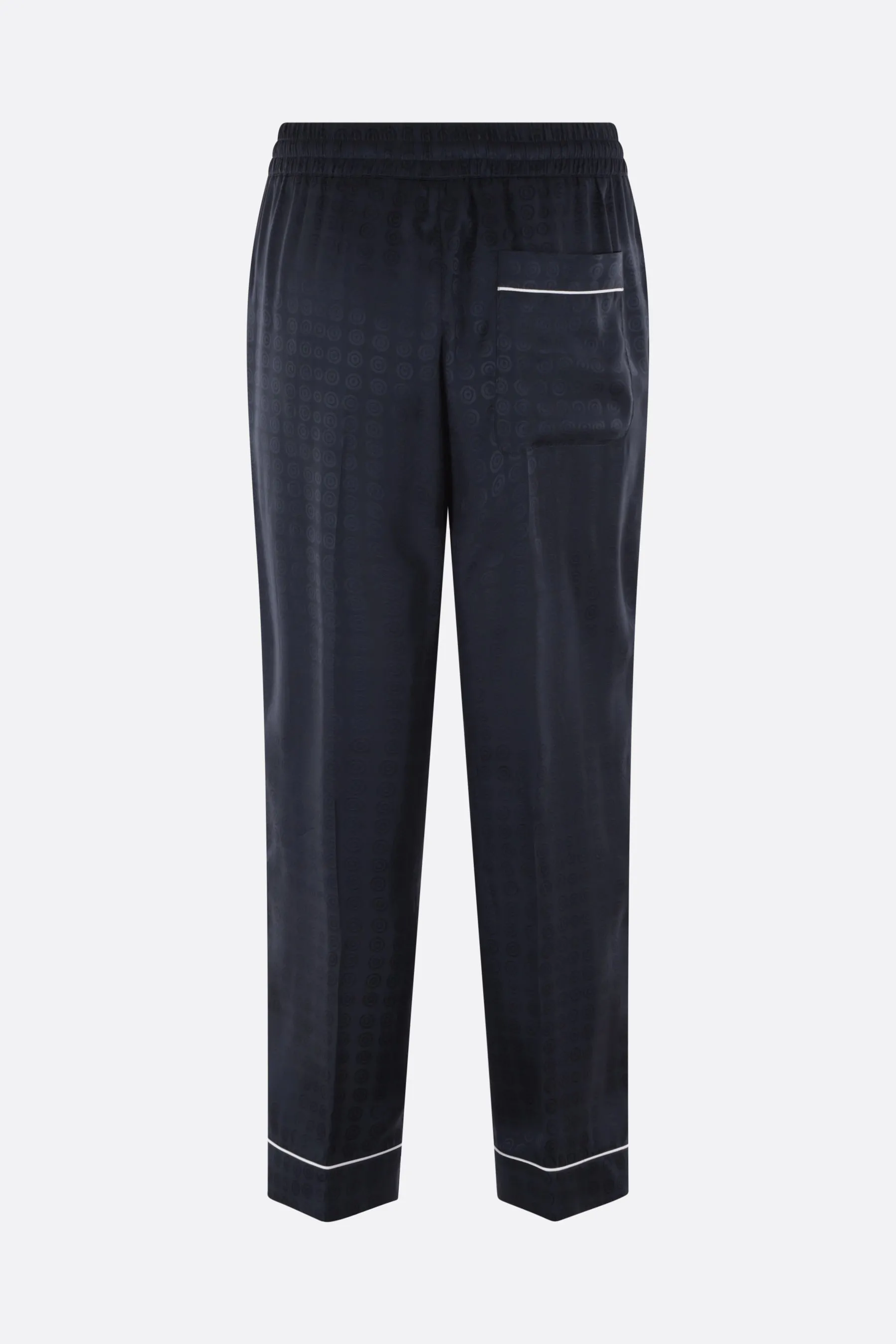 viscose pijama pants with lavallière