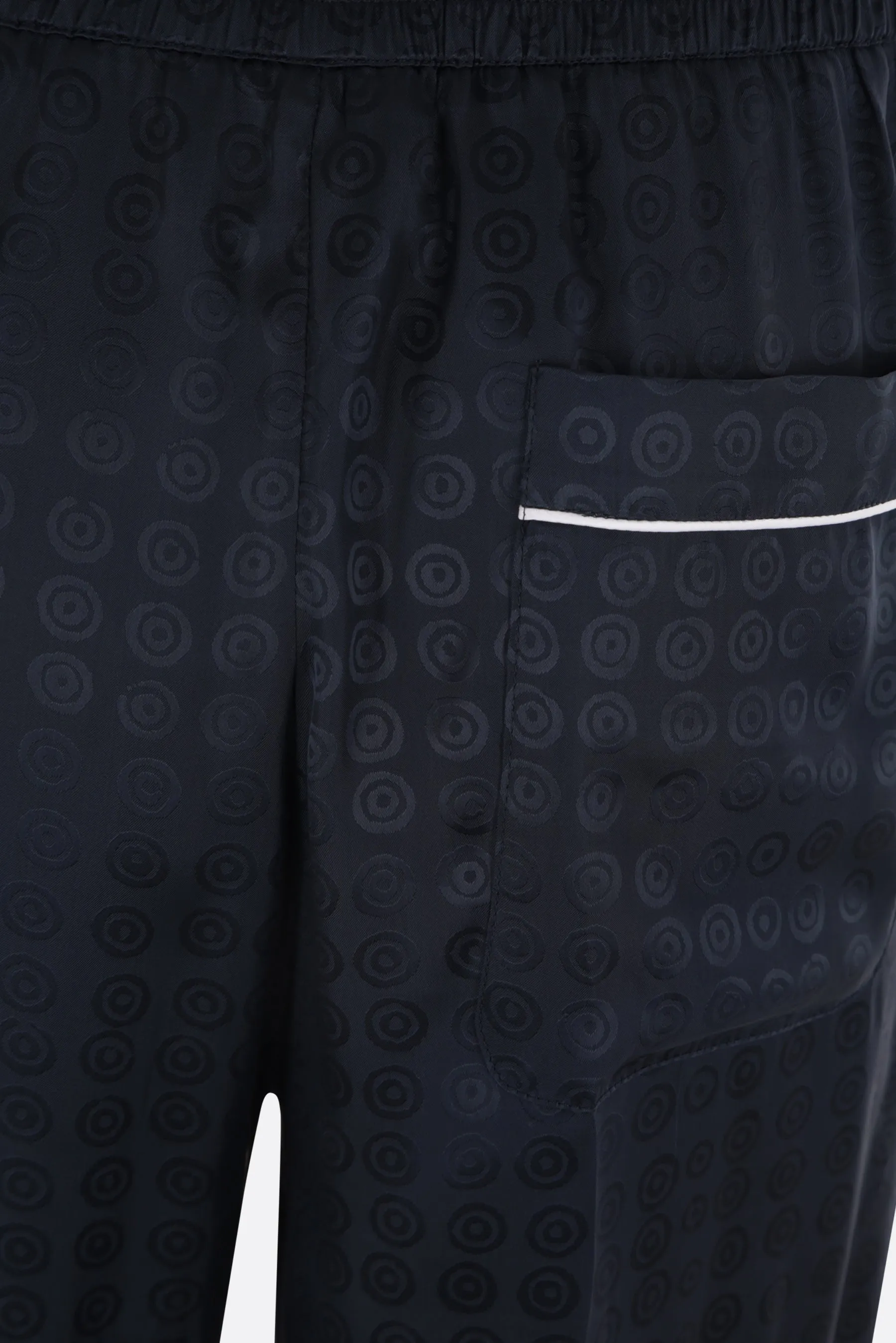 viscose pijama pants with lavallière