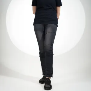 Women's Fashionista Bead-Embellished Denim Pants