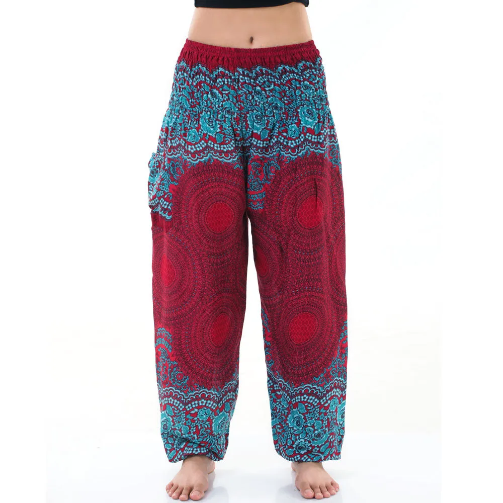 Women's Mandala Harem Pants Mystic Gray