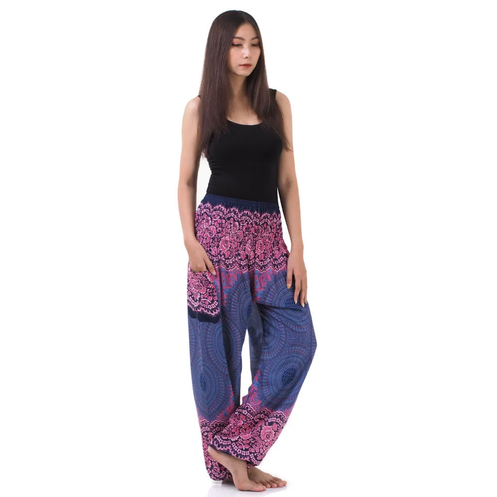 Women's Mandala Harem Pants Mystic Gray