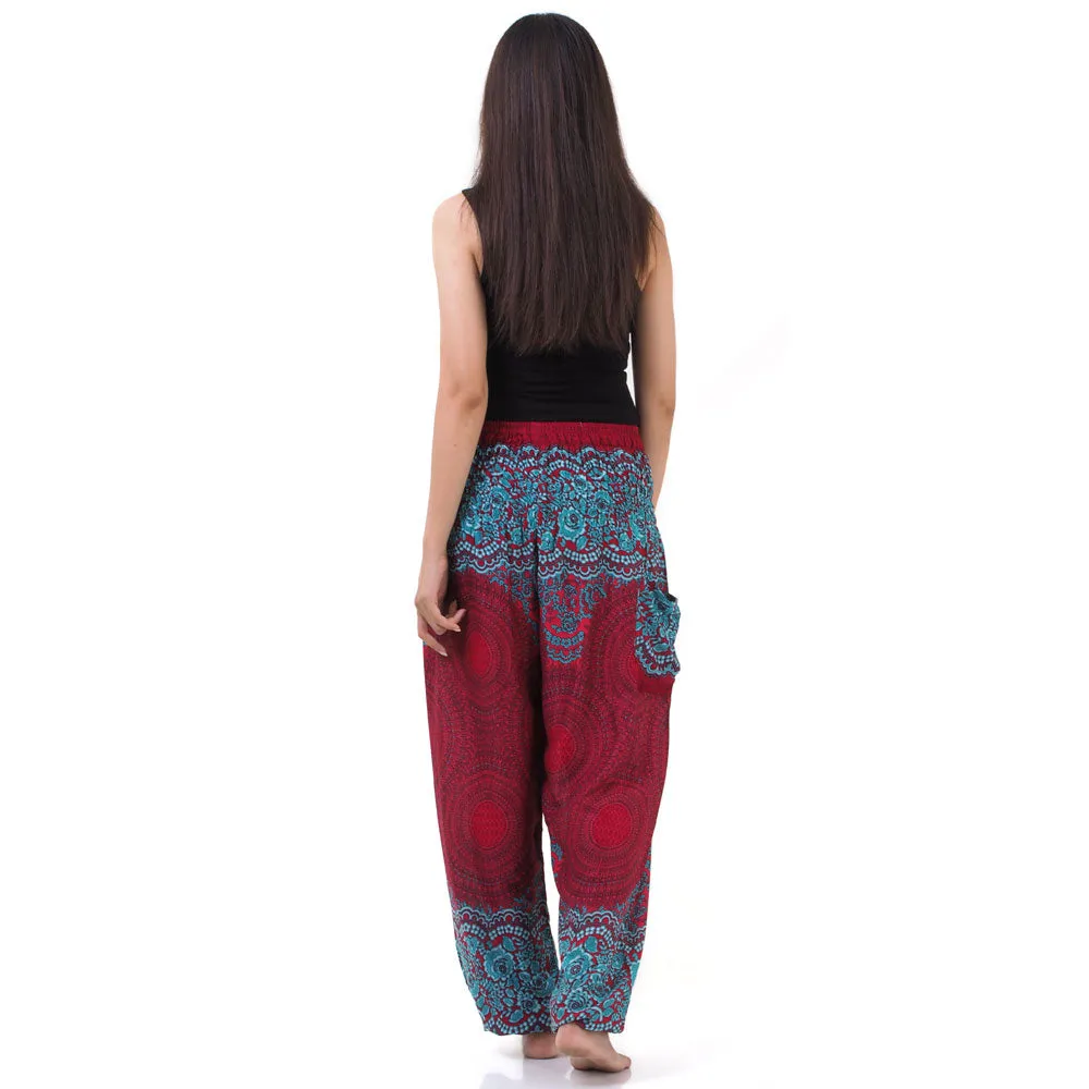 Women's Mandala Harem Pants Mystic Gray