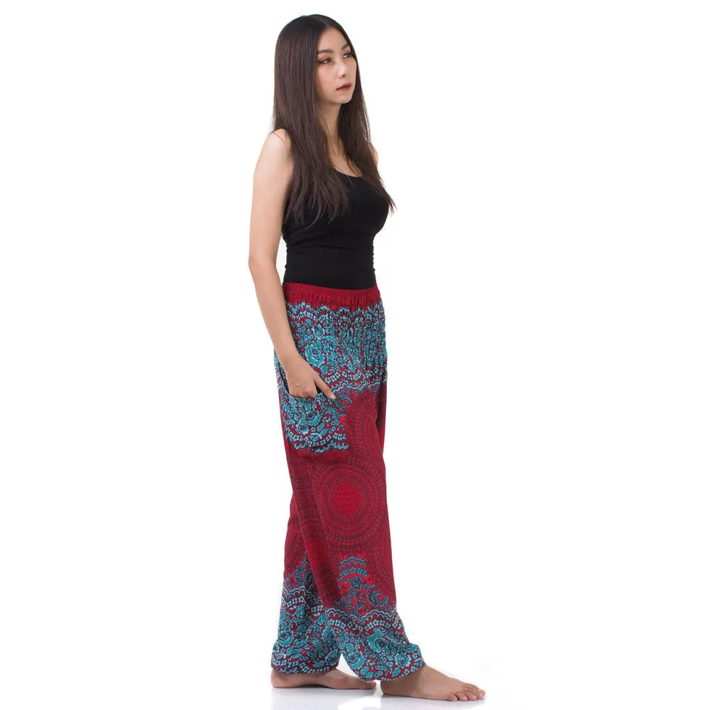 Women's Mandala Harem Pants Mystic Gray