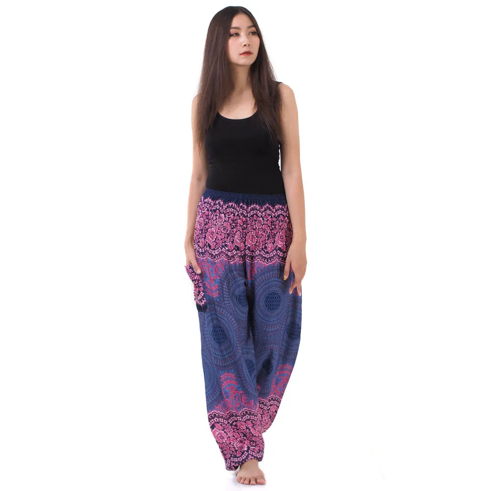Women's Mandala Harem Pants Mystic Gray