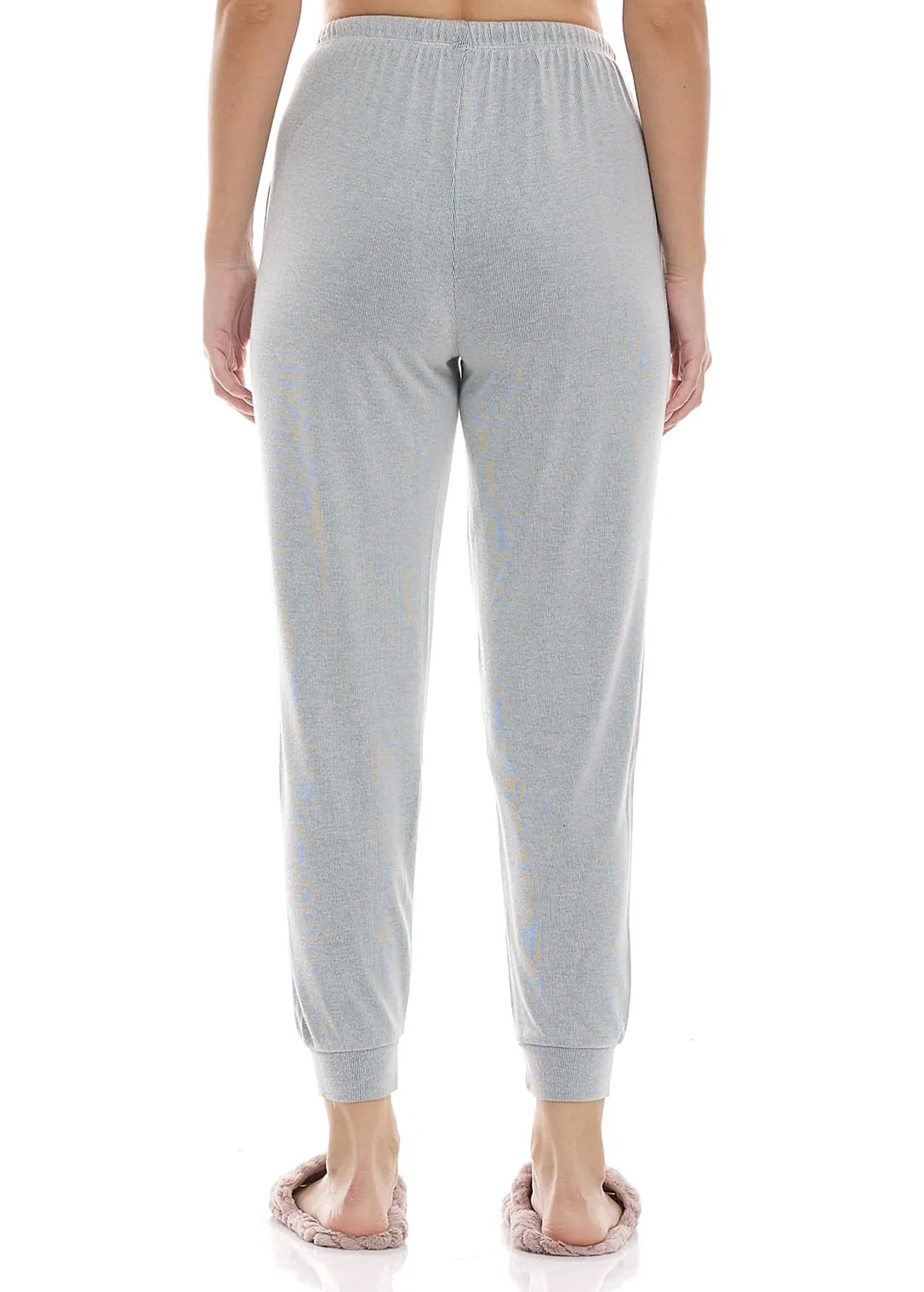 Women's Plain Sleepwear Pants,Grey