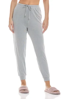 Women's Plain Sleepwear Pants,Grey