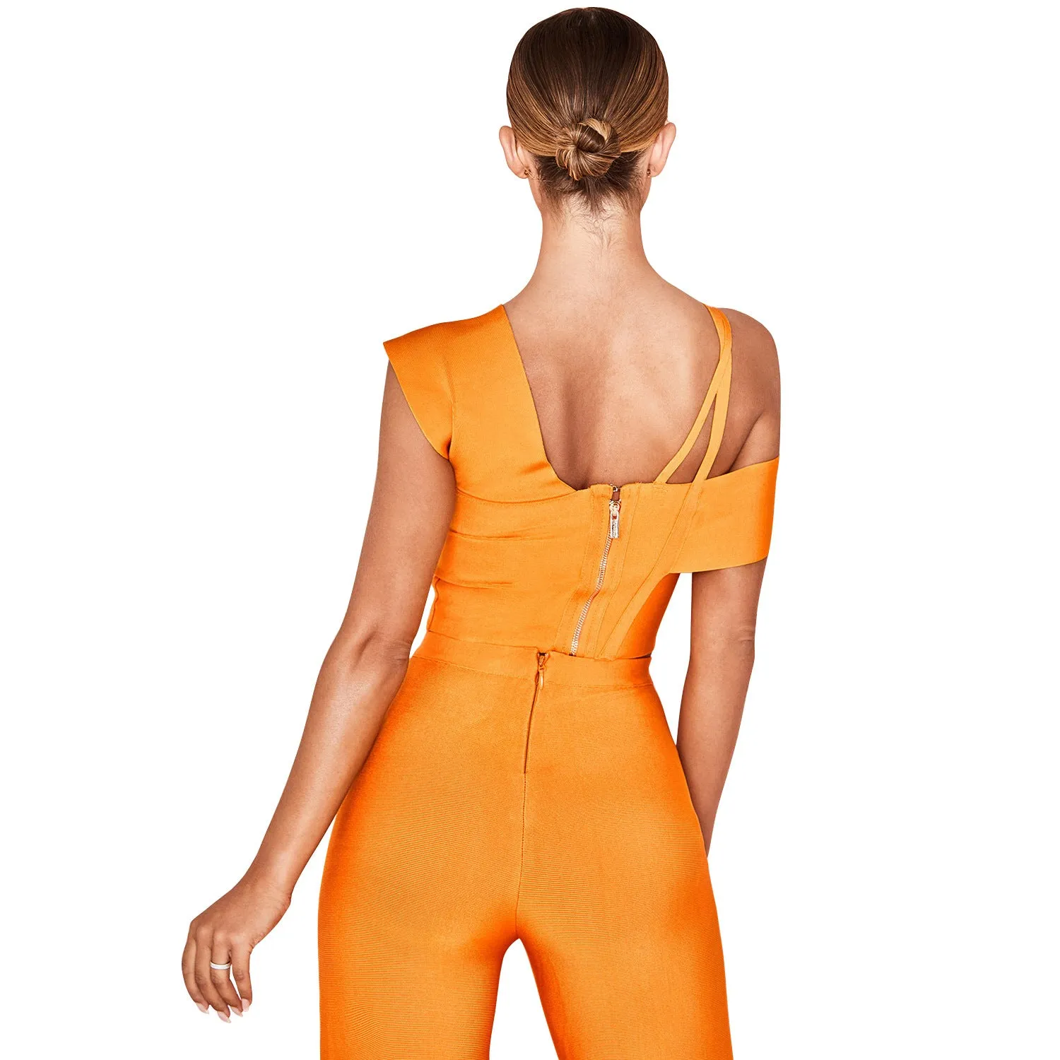 Yellow Wide Leg Top Bottom Set