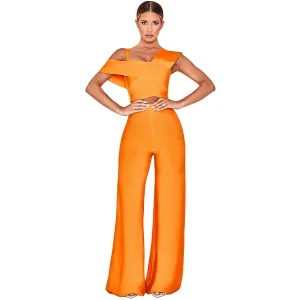 Yellow Wide Leg Top Bottom Set